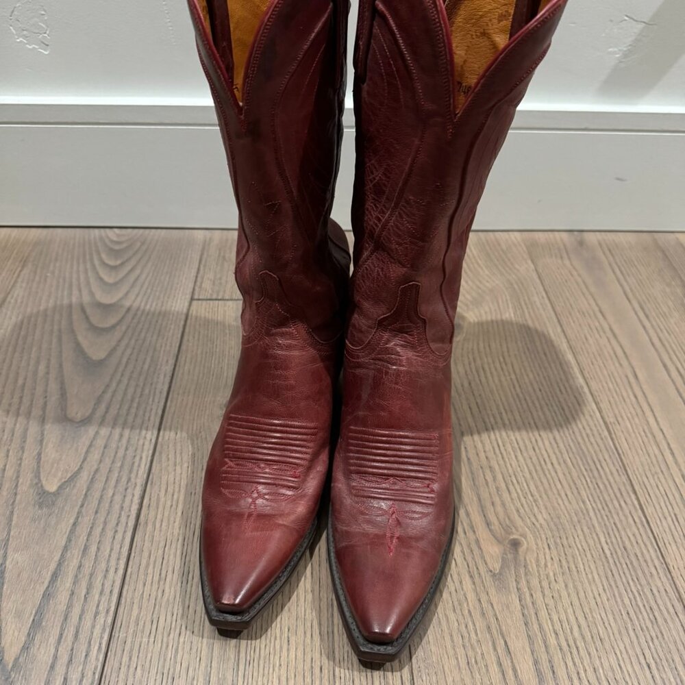 Red Lucchese Women's Cowboy Boots